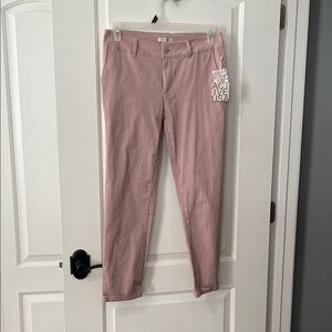 Active USA Women's Dusty Rose Ankle Slim Jeans